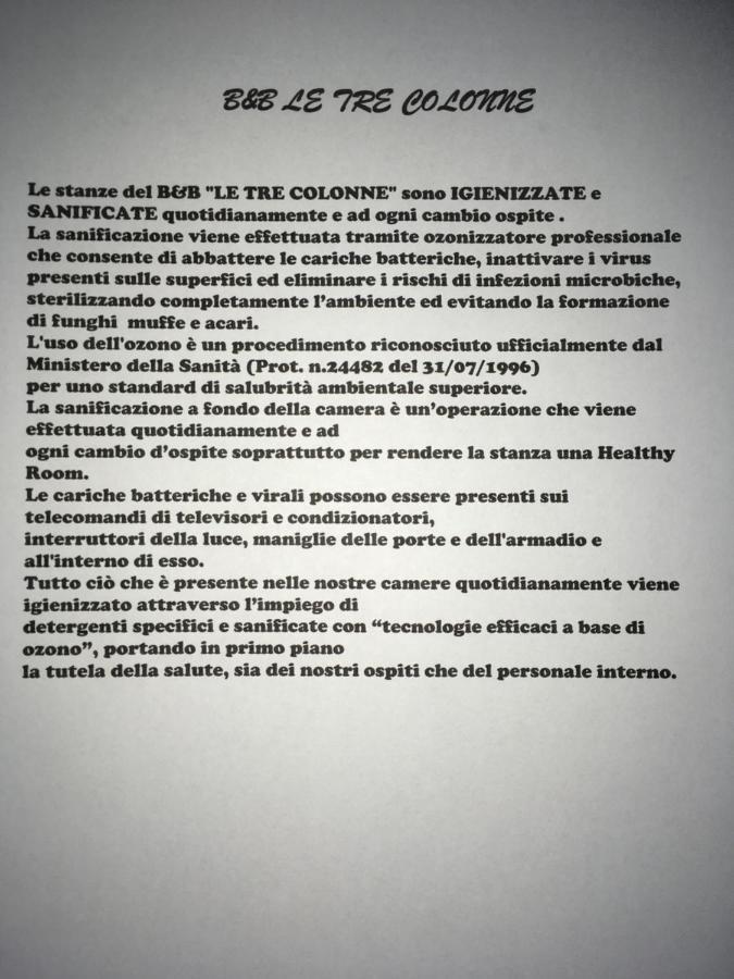 Le Tre Colonne Bed and Breakfast Melendugno Εξωτερικό φωτογραφία